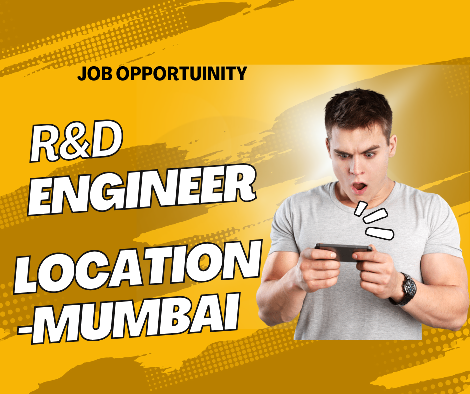 Career Opportunity For R&D Engineer