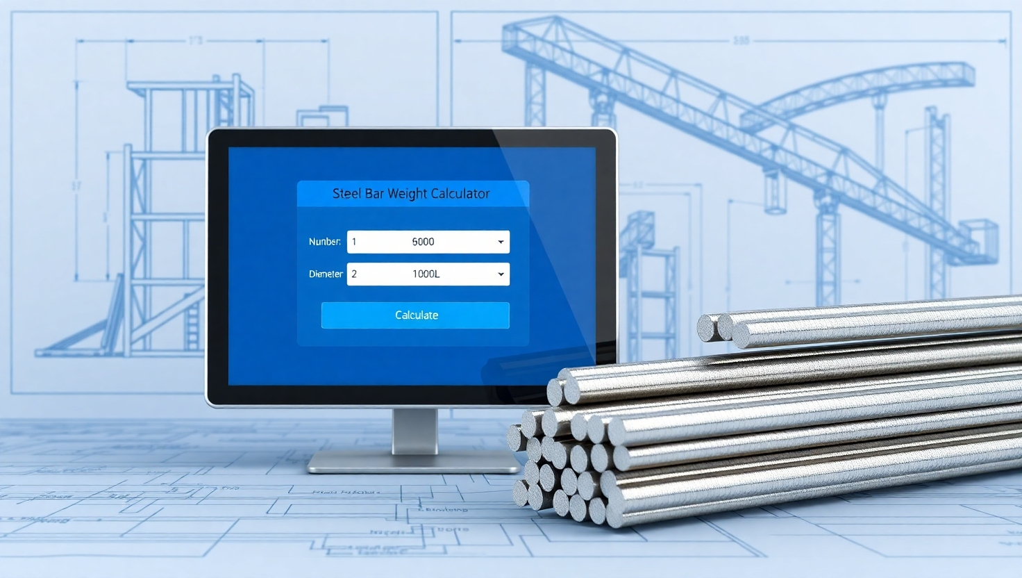 Steel Weight Calculator in Construction For Structures