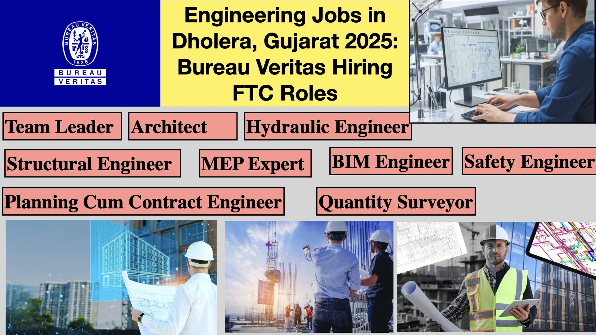 Bureau Veritas Hiring FTC Roles