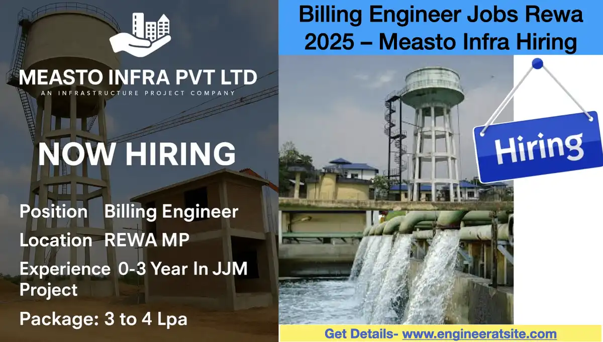 Billing Engineer Jobs Rewa 2025 – Measto Infra Hiring