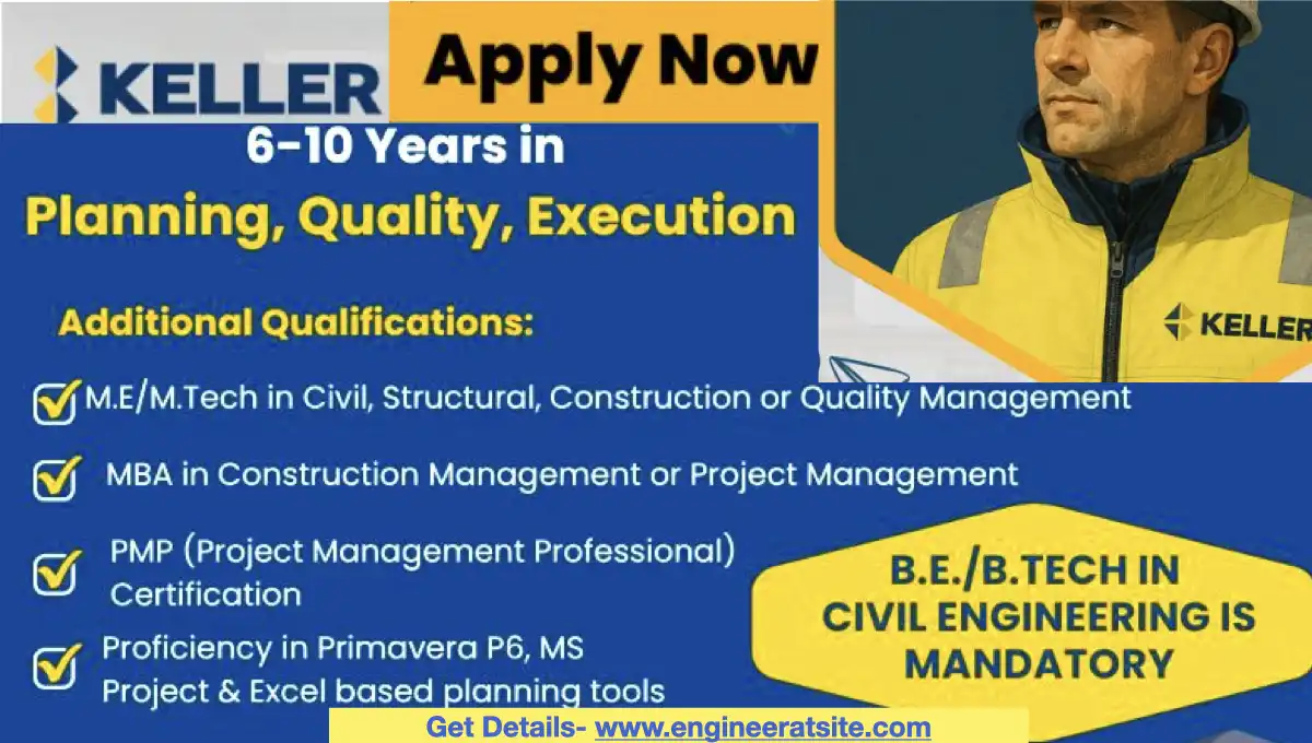Project Leadership Civil Engineering Jobs – Keller PLDP 2025